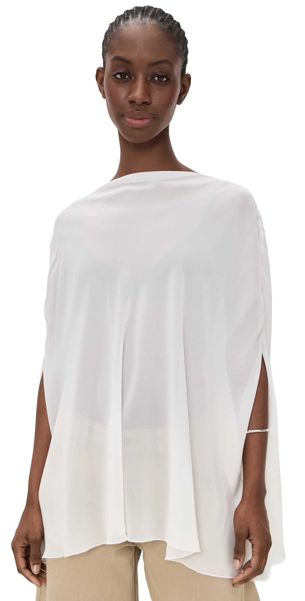 Lioness Aura Poncho Porcelain M | Shopbop