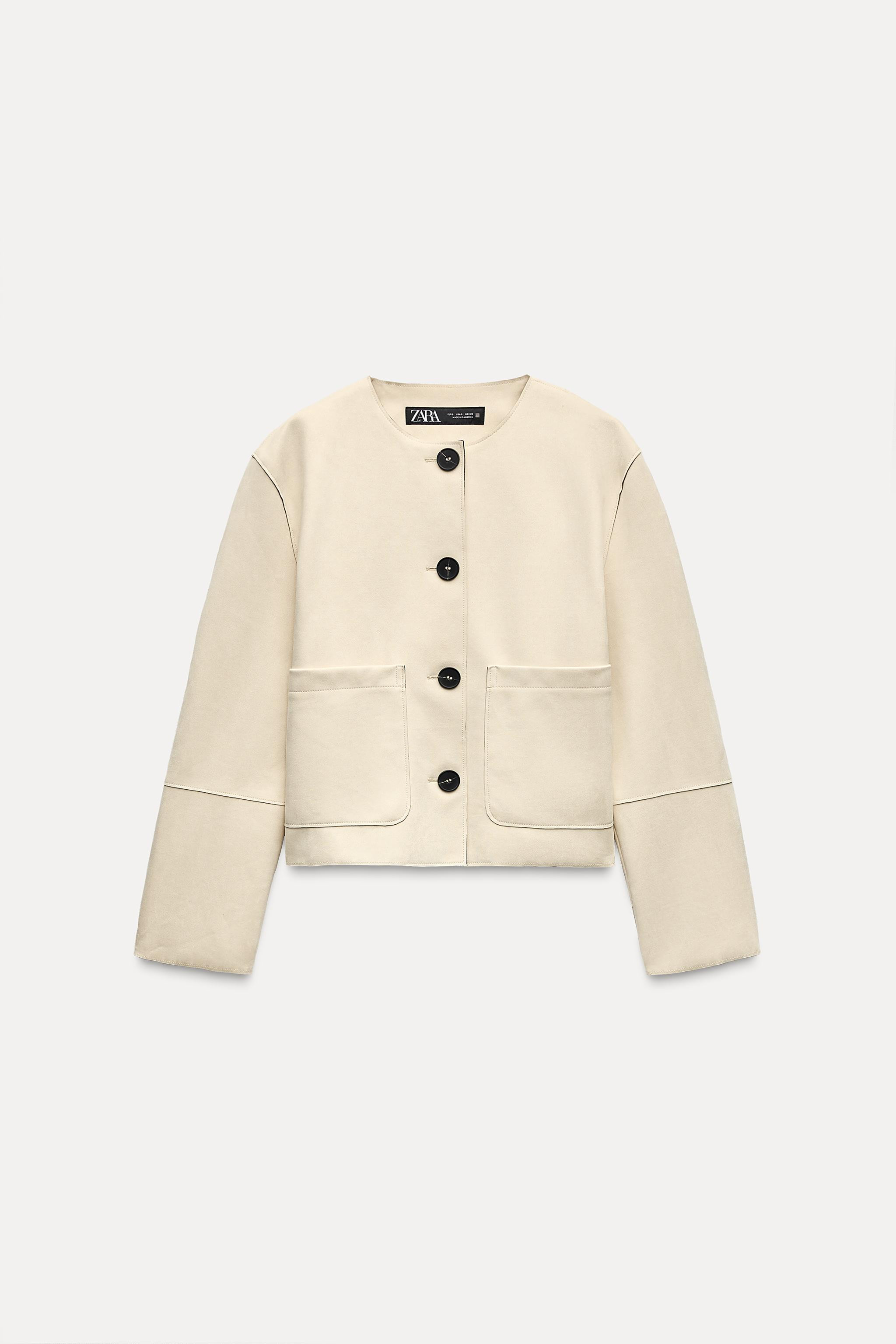 FAUX SUEDE JACKET | Zara UK