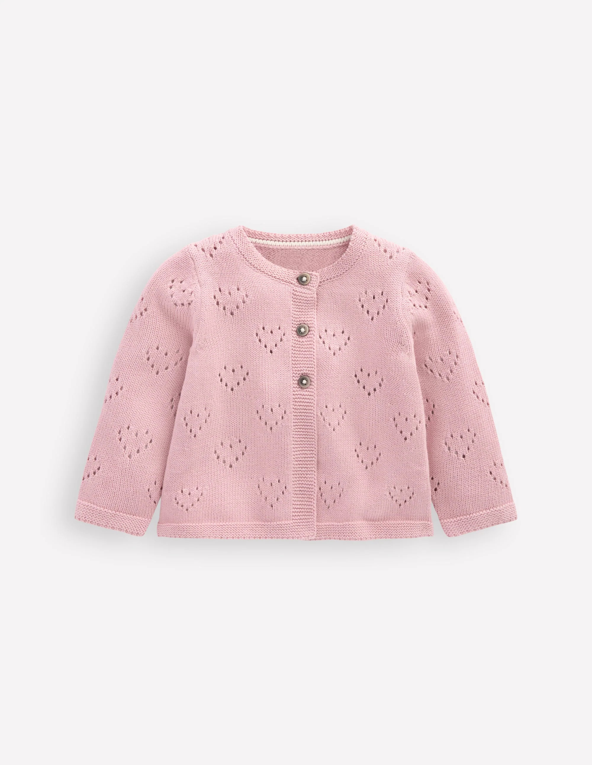 Pretty Pointelle Cardigan Vintage Pink Girls Boden | Boden (US)