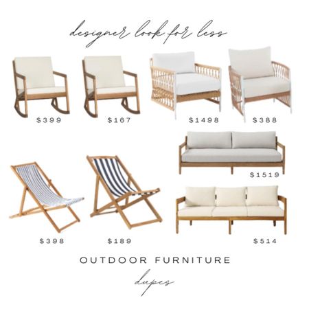 Outdoor furniture 

#LTKhome #LTKstyletip #LTKsalealert