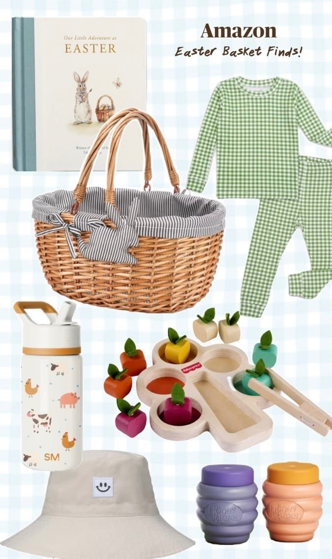 The cutest little Amazon Easter basket finds! 🐣🤍✨ 
#easterbasket #easter #easterbasketfinds #amazonfinds #toddlermom 

Easter | Easter Basket | Toddler