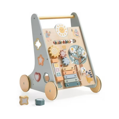 ROBOTIME Baby Walker, Baby Push Walker with Wheels, Toys for Babies Learning to Walk, Multicolored, 15"*13.4"*18.5" | Target