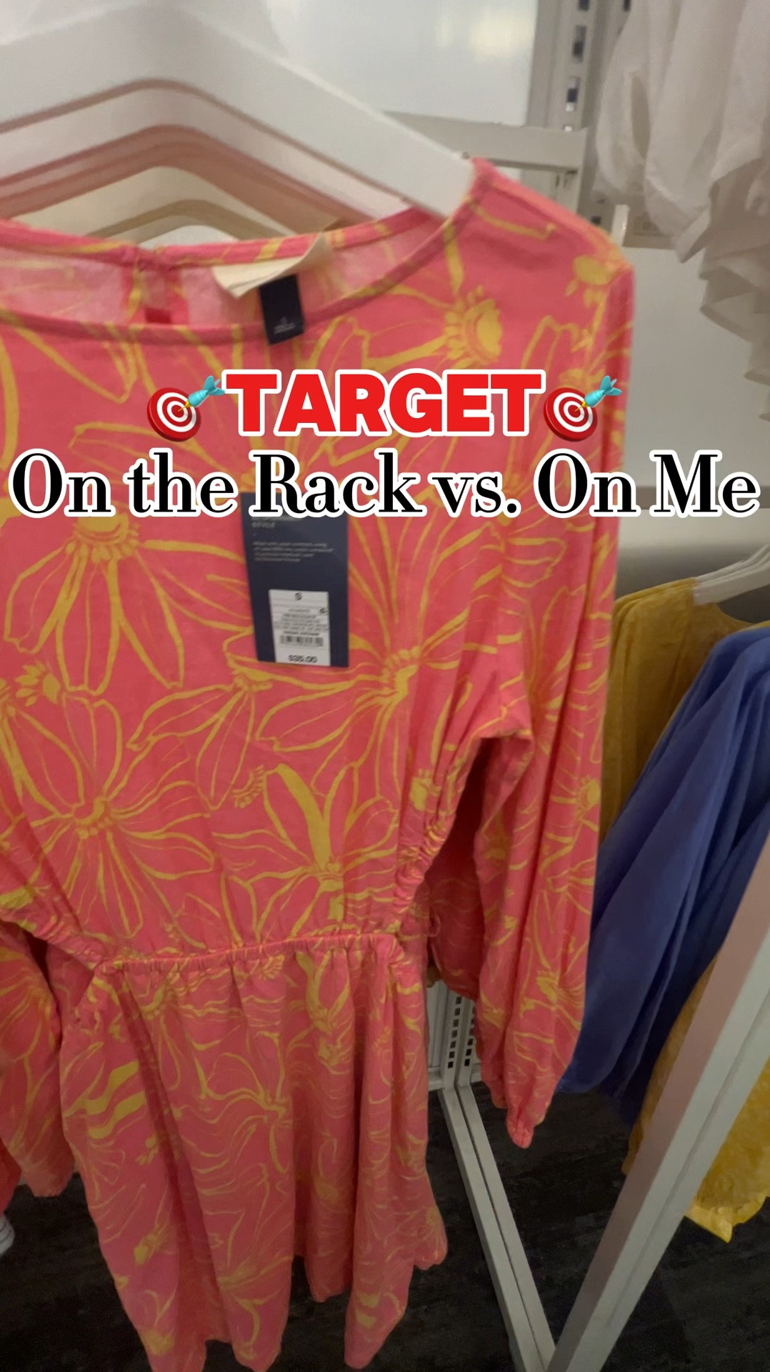 On the Rack vs On Me❣️ sometimes you have to just shoot your shot; and I didn’t miss with this one☝🏾 … #target #targetdress #springdresses #targetstyle #offtherack #plussizefriendly
I’m wearing a size small. Dress goes up to a size #4x

#LTKVideo #LTKstyletip #LTKsalealert