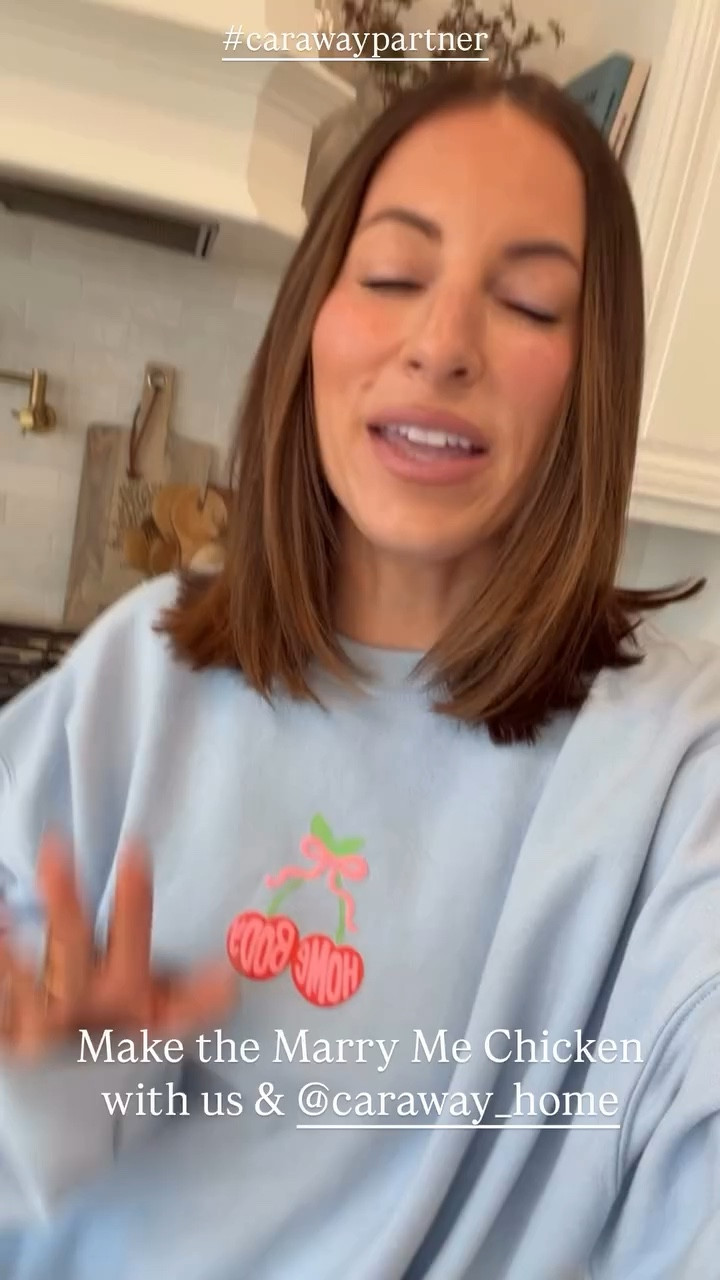 Make the Marry Me Chicken with us & @caraway_home  #carawaypartner