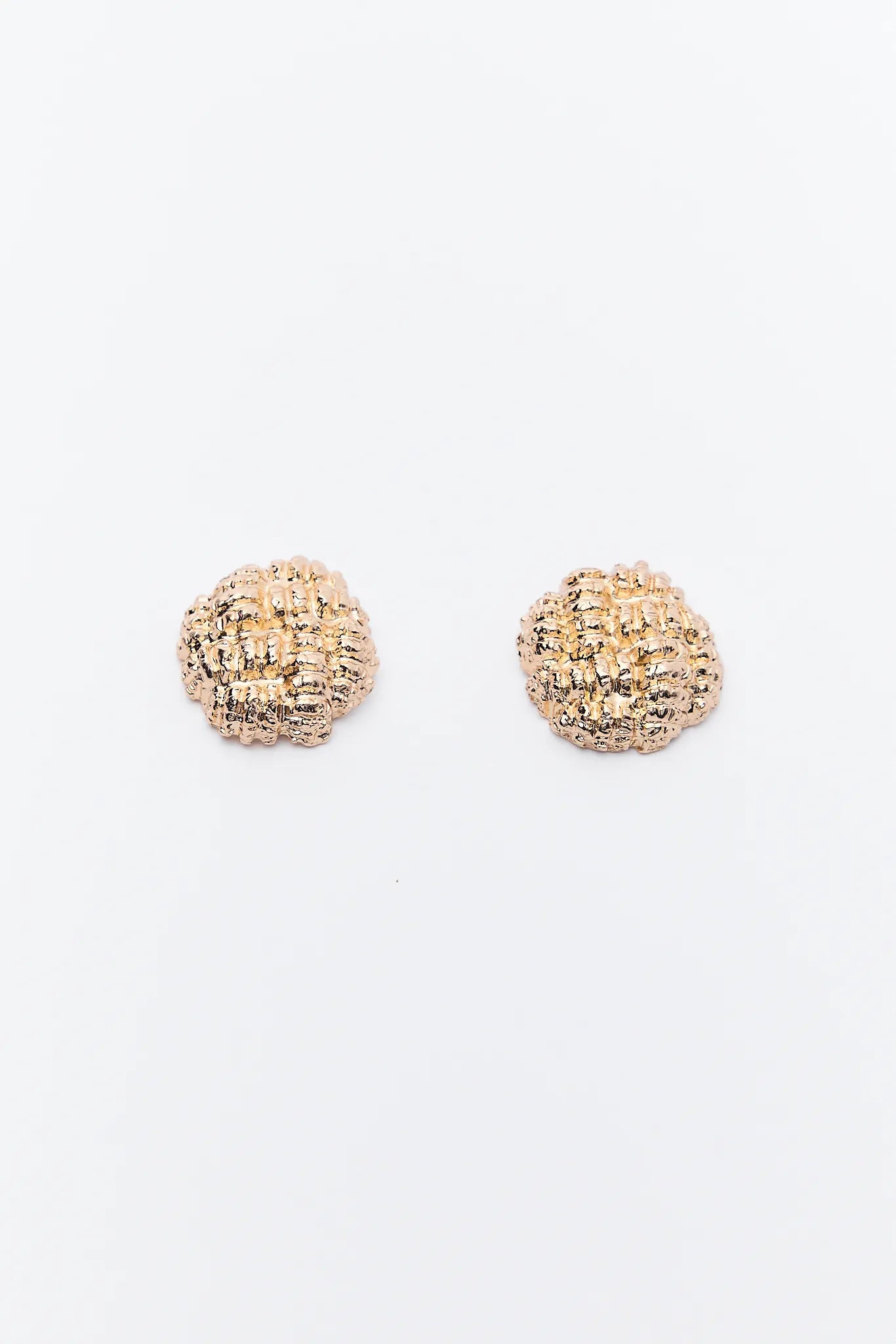 Beth Textured Gold Earrings | Avara