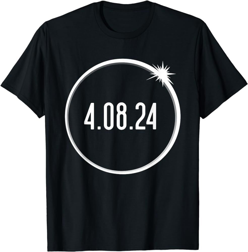 2024 Total Solar Eclipse America Spring 4.08.24 T-Shirt | Amazon (US)