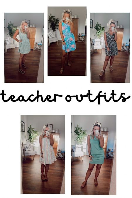 #teacheroutfits wearing an XS if comes in XS, if not I’m wearing a small. 5 feet 120 lbs