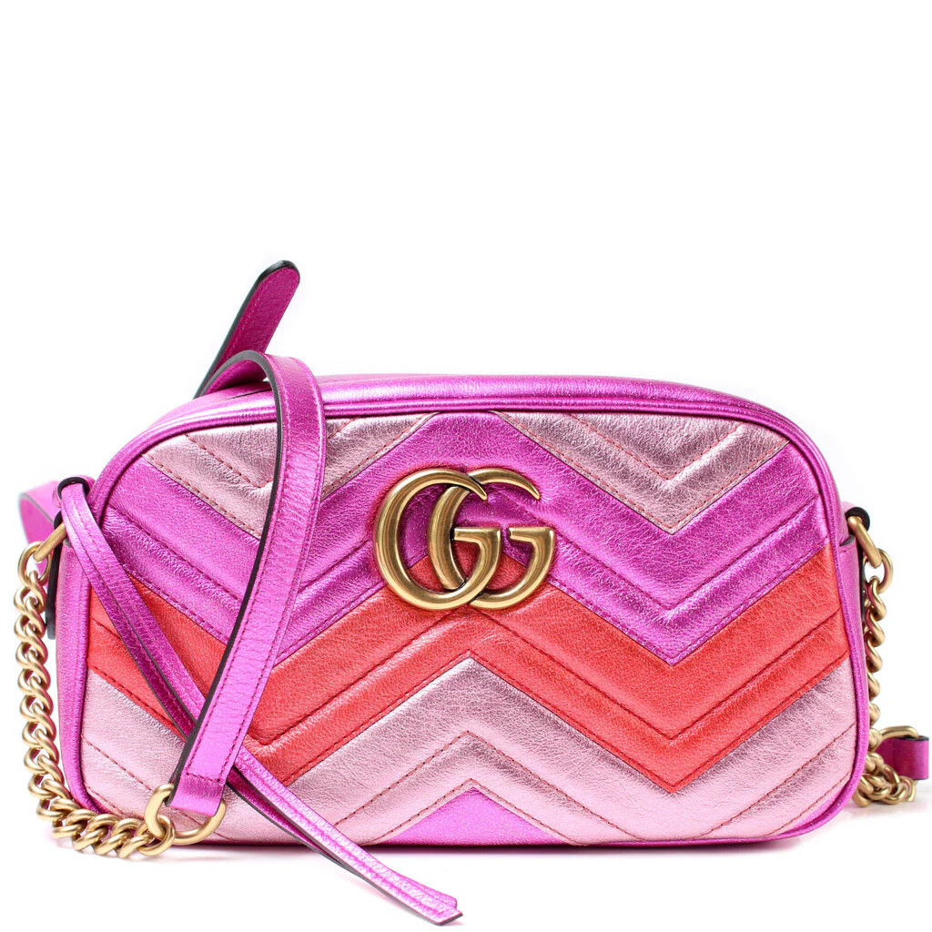 447632 Marmont Small Leather Camera Bag | Keeks Designer Handbags