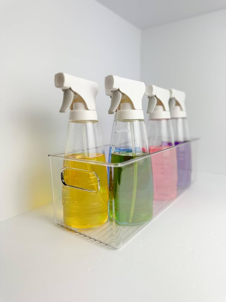 Clear Plastic Organizer Bin 16in (L) x 6in (W) x 5in (H) 1 pack | Amazon (US)