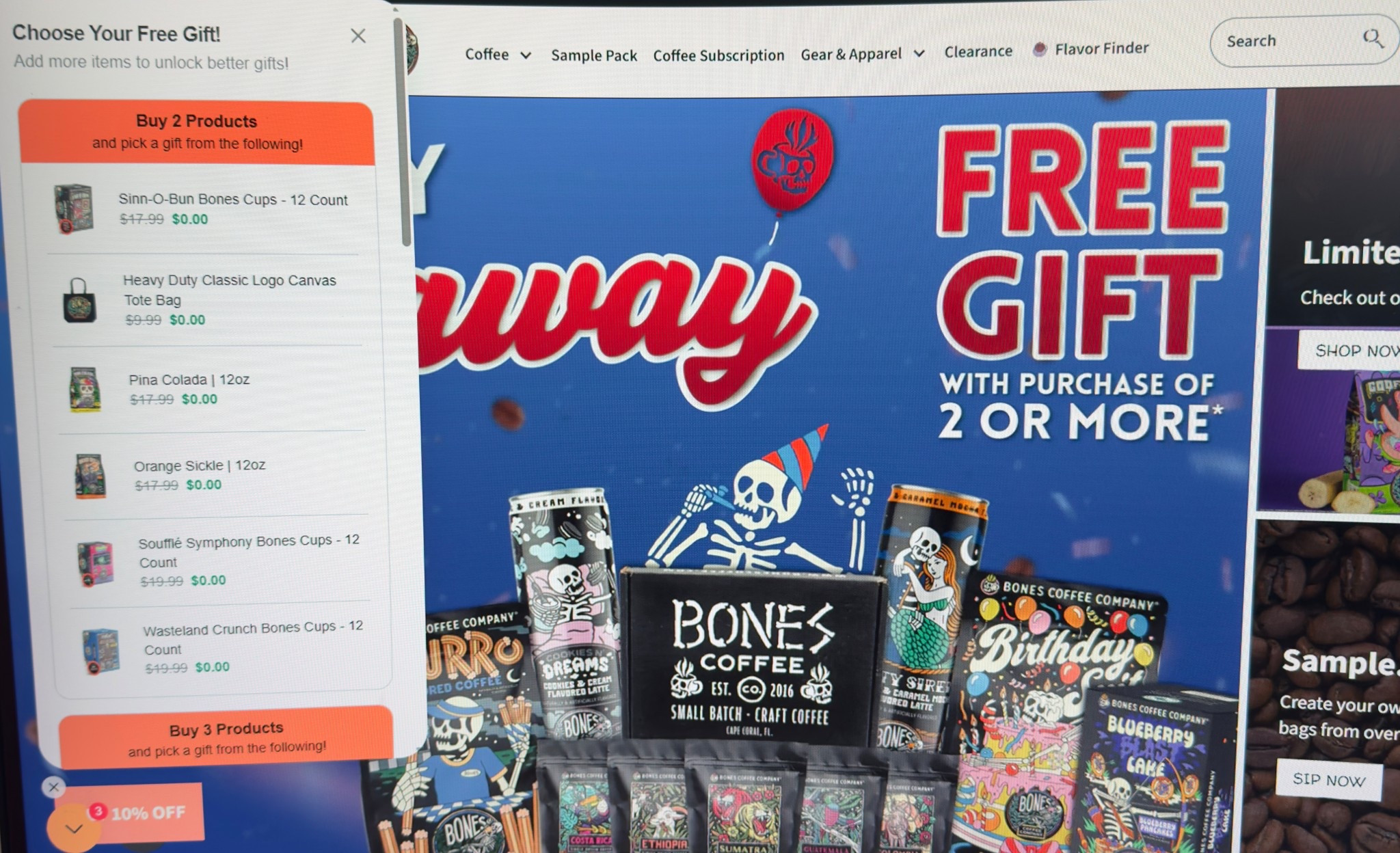 Bones coffee is running a HUGE SALE! Not only do you get a free gift, but I have a coupon for 10% off ! Use the code PrincessFuel at Bonescoffee.com  to get the discount. Check them out! 

#LTKFindsUnder100 #LTKSaleAlert #LTKSeasonal