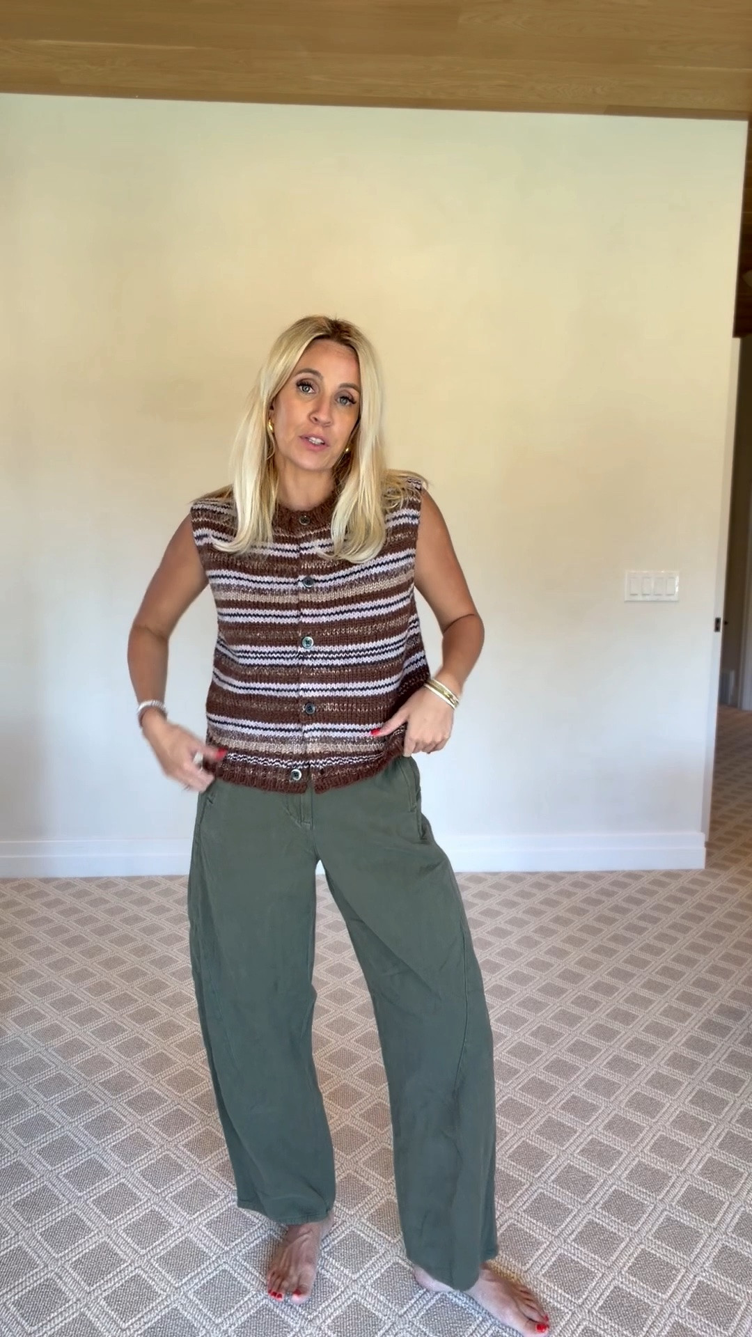 I was so excited about this pattern in this sweater vest!

#LTKgrwm #LTKmomlife #LTKootd