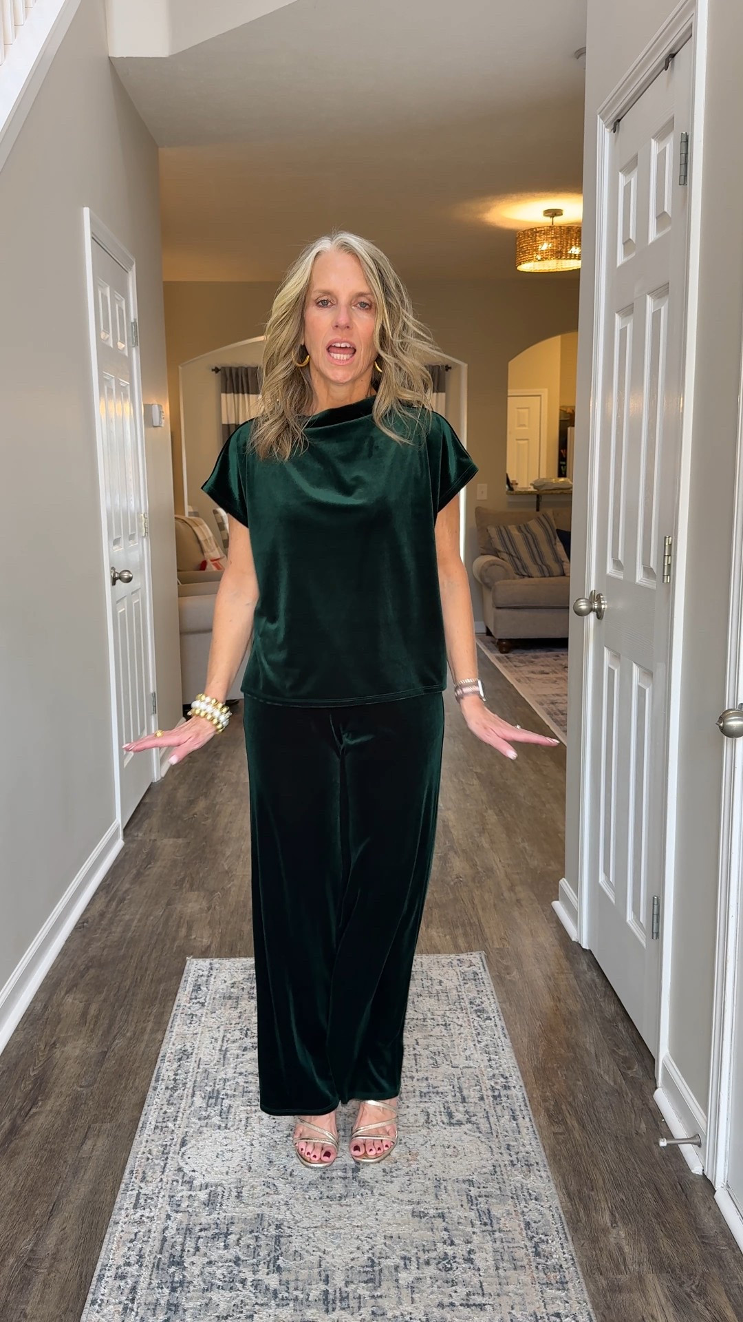 Jude Connally velvet pieces for the holidays. 

#LTKCyberWeek #LTKOver40 #LTKHoliday