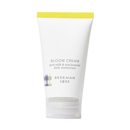 Beekman 1802 Bloom Cream Goat Milk Face Moisturizer Tube, 1.69 fl. oz. - Lightweight, Gentle, Deeply Hydrating & Nourishes Skin Barrier - All Skin Types - Cruelty Free | Amazon (US)