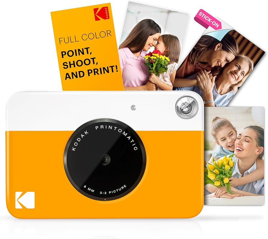 KODAK Printomatic Full-Color Instant Print Digital Camera - Colorful Photos On Zink 2x3" Sticky-B... | Amazon (US)