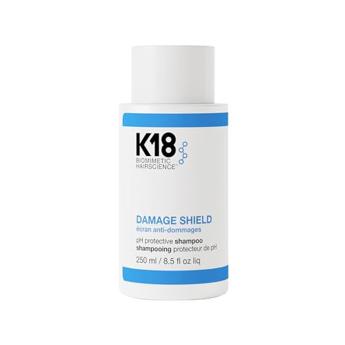 K18 Damage Shield Protective Shampoo, Reduces Frizziness & Tangles, Maintains Hair Health, 8.5 Fl Oz | Amazon (US)
