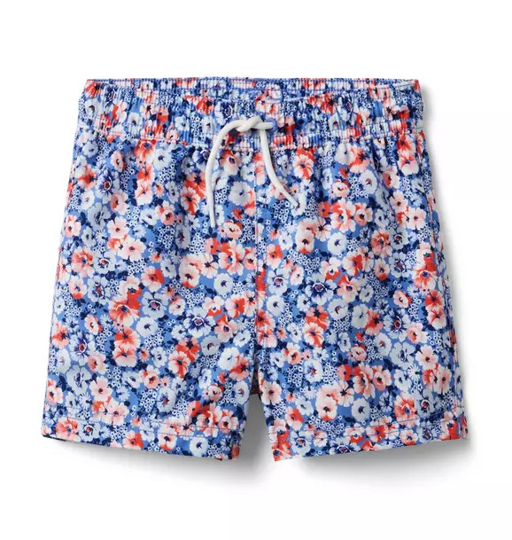 Recycled Floral Swim Trunk | Janie and Jack