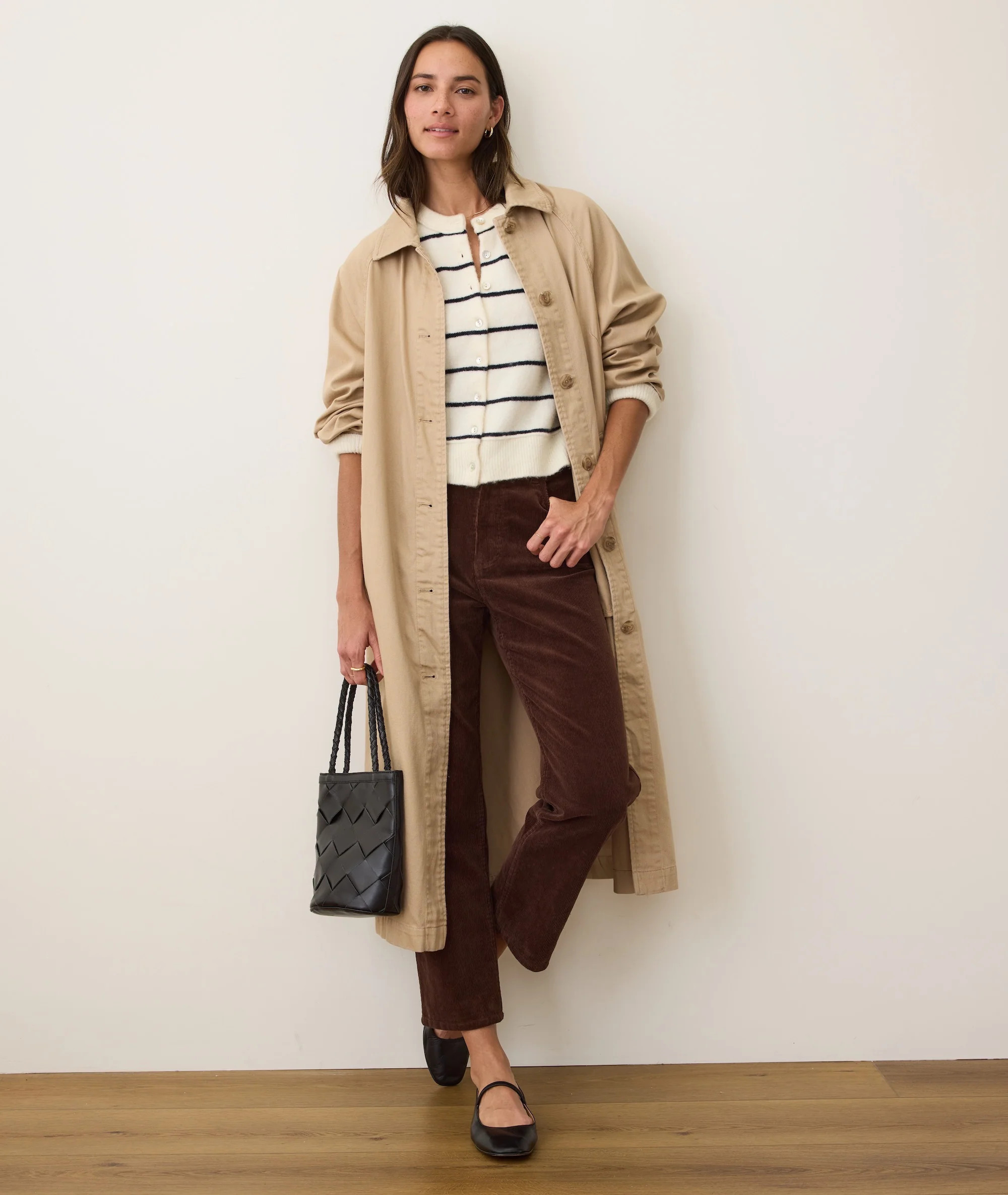 Hayes Twill Trench Coat | Marine Layer