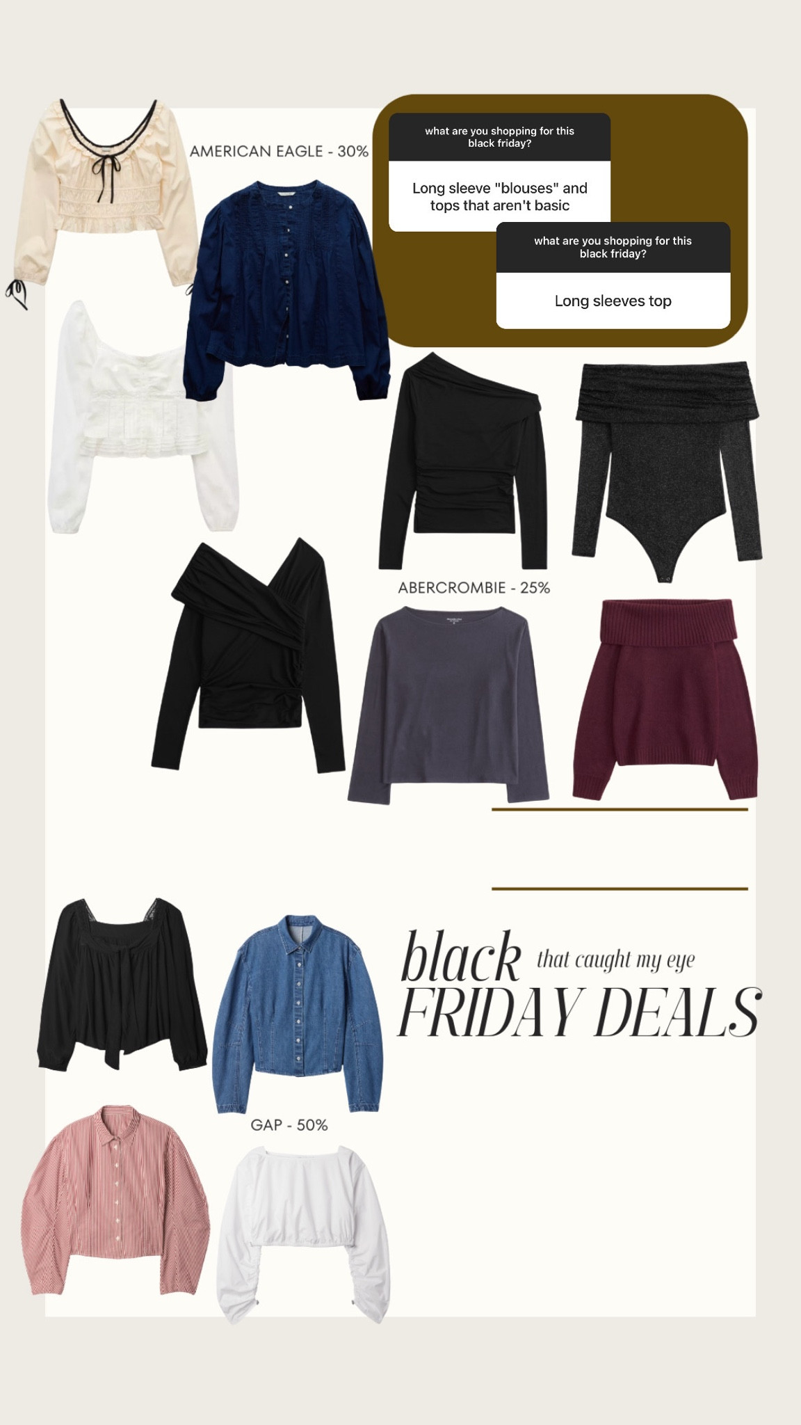 so many cutie long sleeve tops on sale for Black Friday!!

#LTKStyleTip #LTKHoliday #LTKGiftGuide