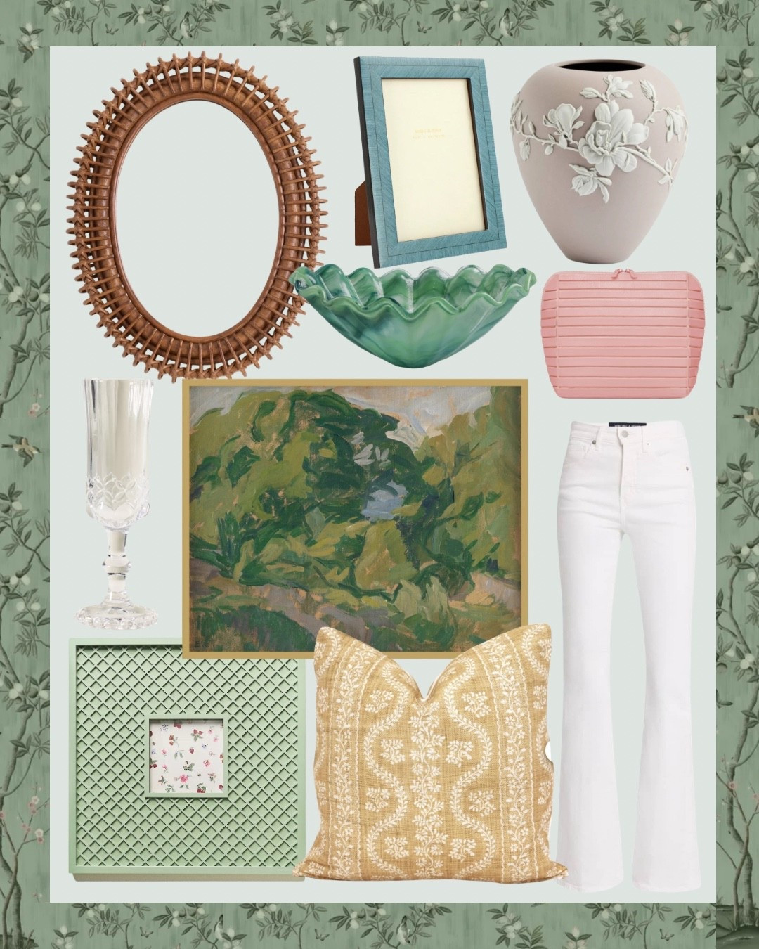 Just ordered this pair of jeans for spring time! 

Mirror, art, picture frame, travel bag, pillow 

#LTKHome