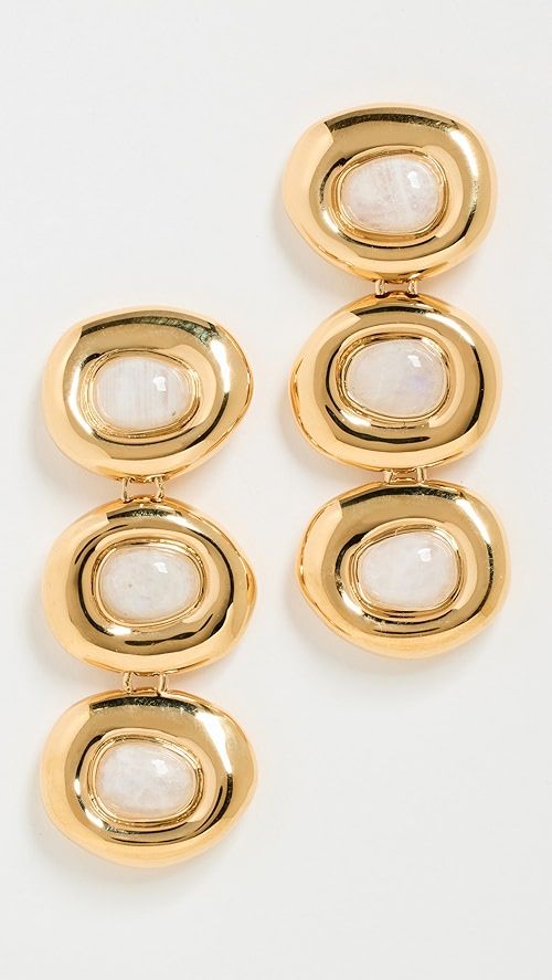 Doughnut Long Drop Hoops | Shopbop