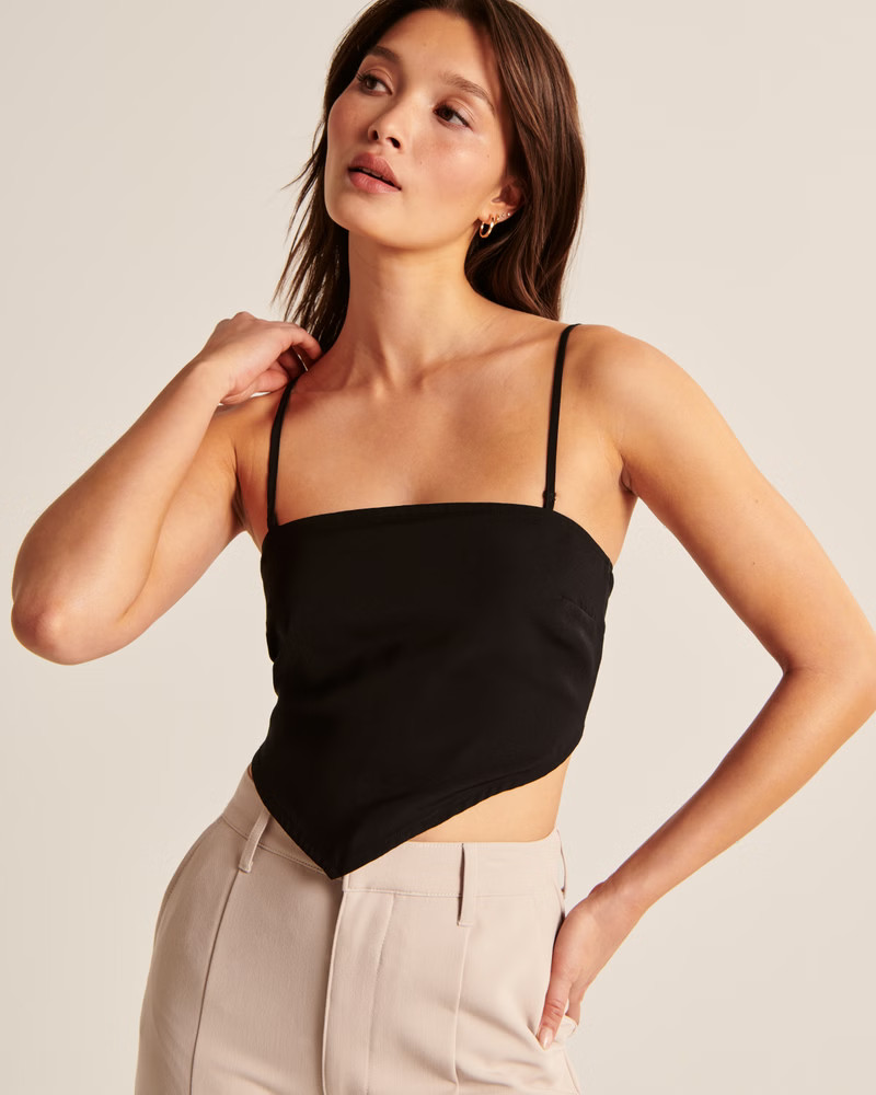 Strapless Scarf Top | Abercrombie & Fitch (US)