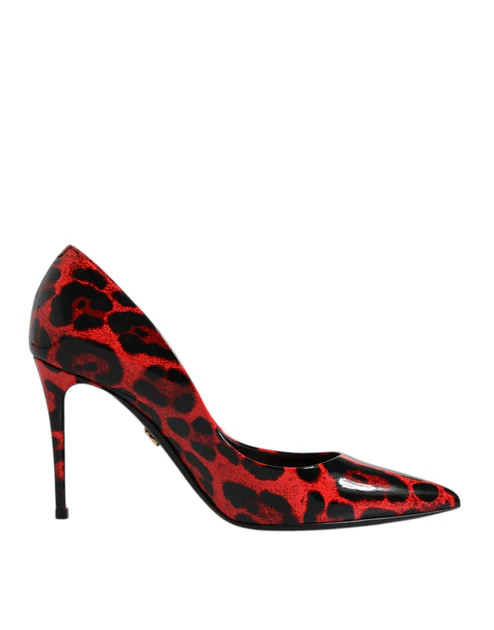 Dolce & Gabbana  Leopard Leather Stiletto High Heels Pumps Women's Shoes (Pre-Owned) | Shop Simon