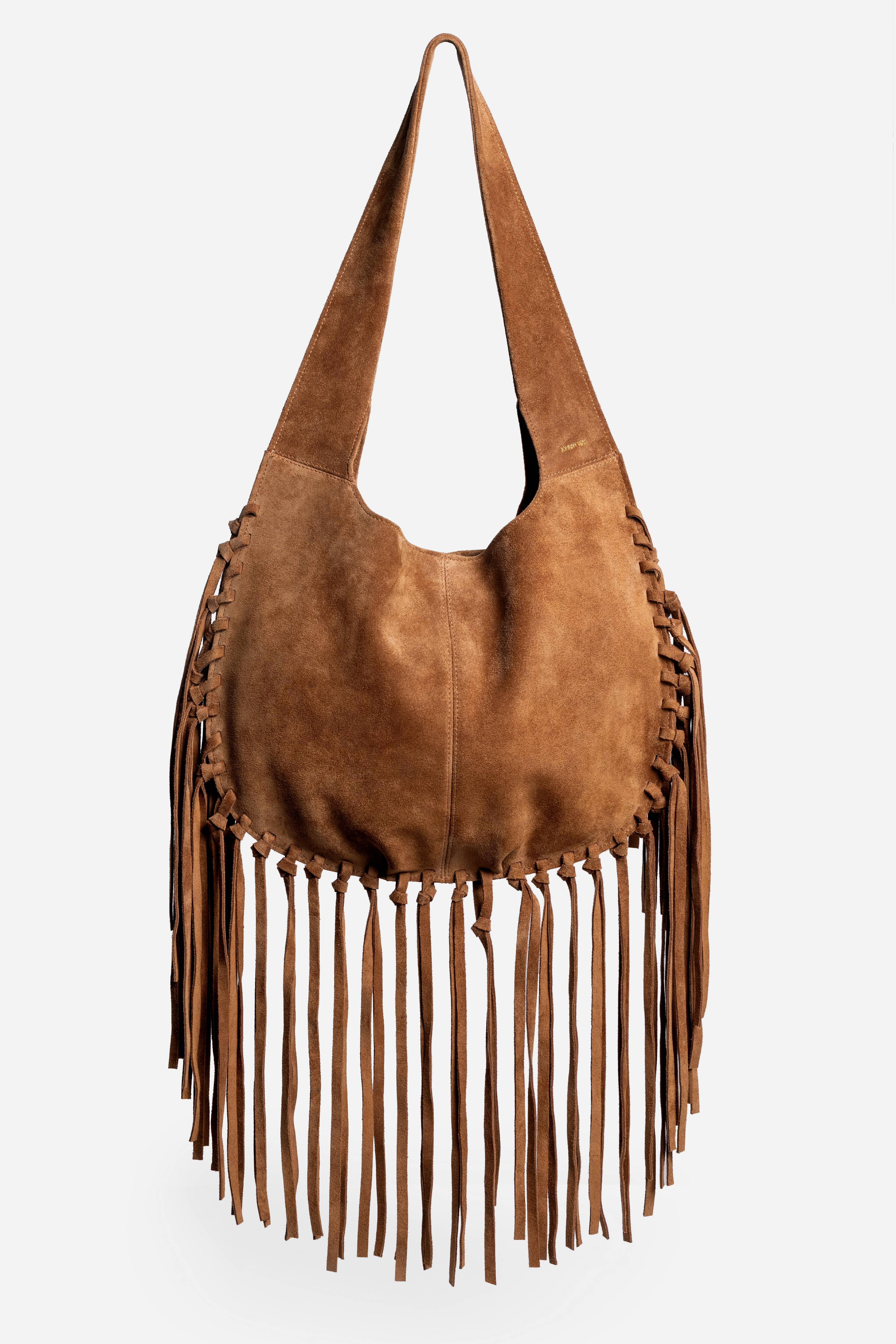 WESTERN ITALIAN SUEDE FRINGE BAG
                                
                               ... | Johnny Was