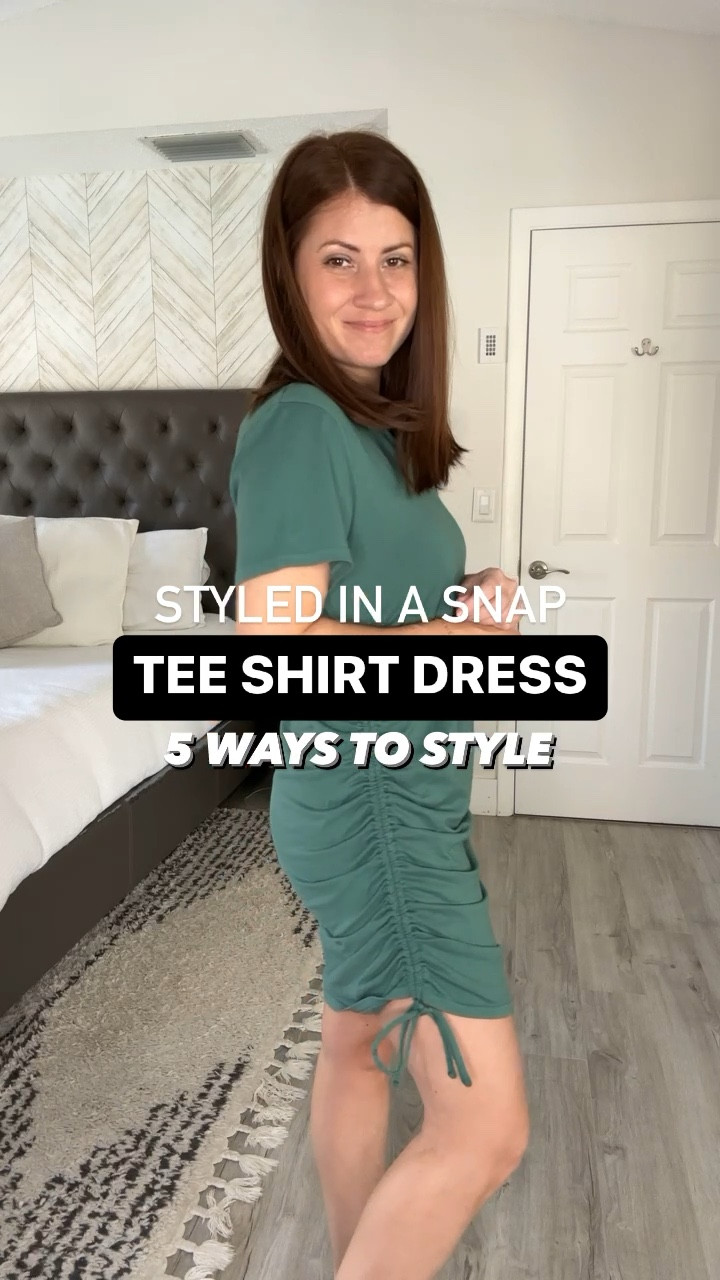 ✨Styled in a Snap✨ Tee Shirt dress styled 5 ways!

Wearing an XS

#LTKstyletip #LTKunder50 #LTKFind
