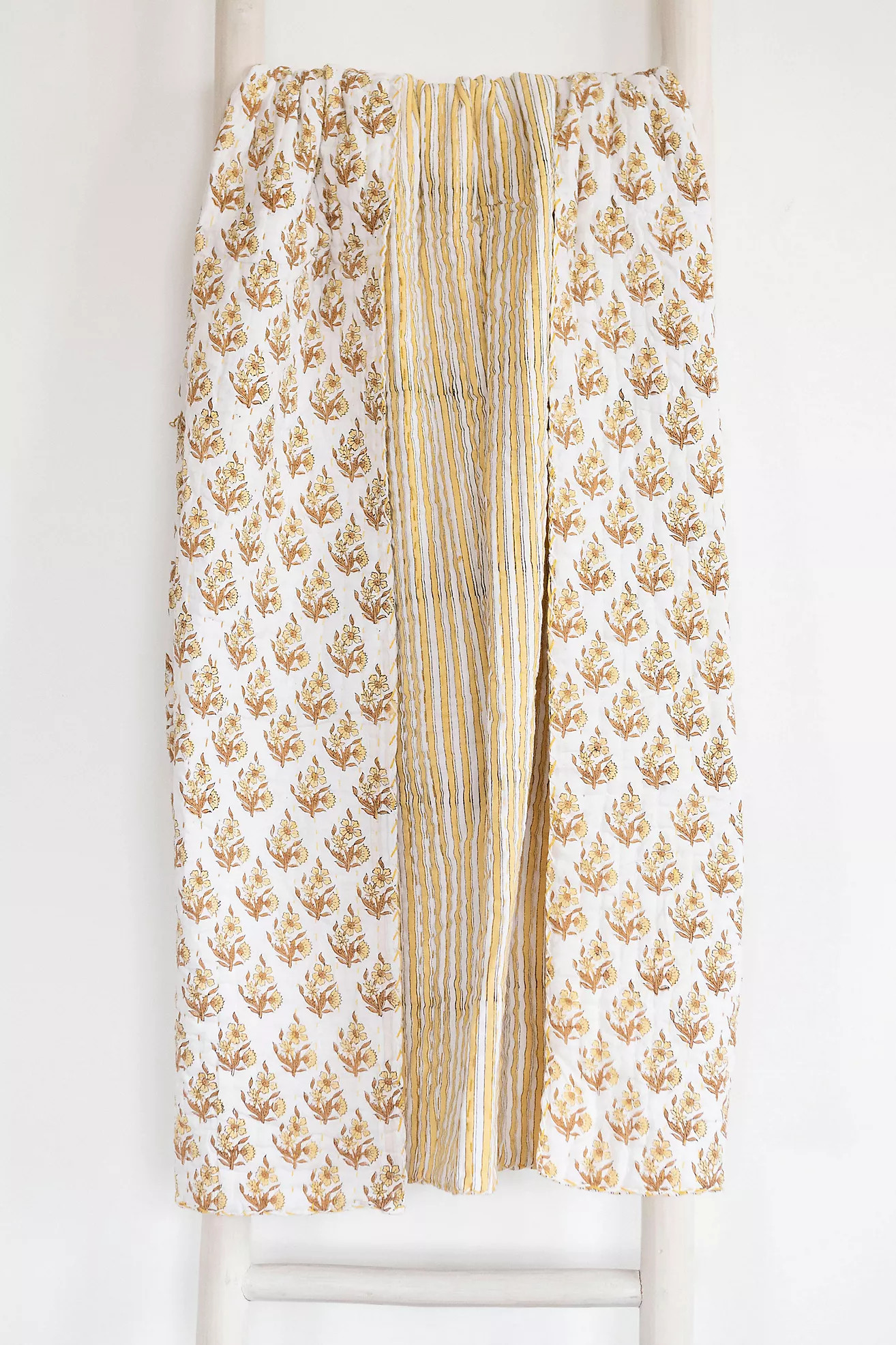 Connected Goods Kantha Quilt No. 0428 | Anthropologie (US)