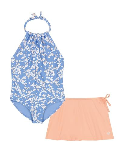 Roxy Girls' One-Piece Swimsuit, Peach Nectar Flow, 14 | Amazon (US)