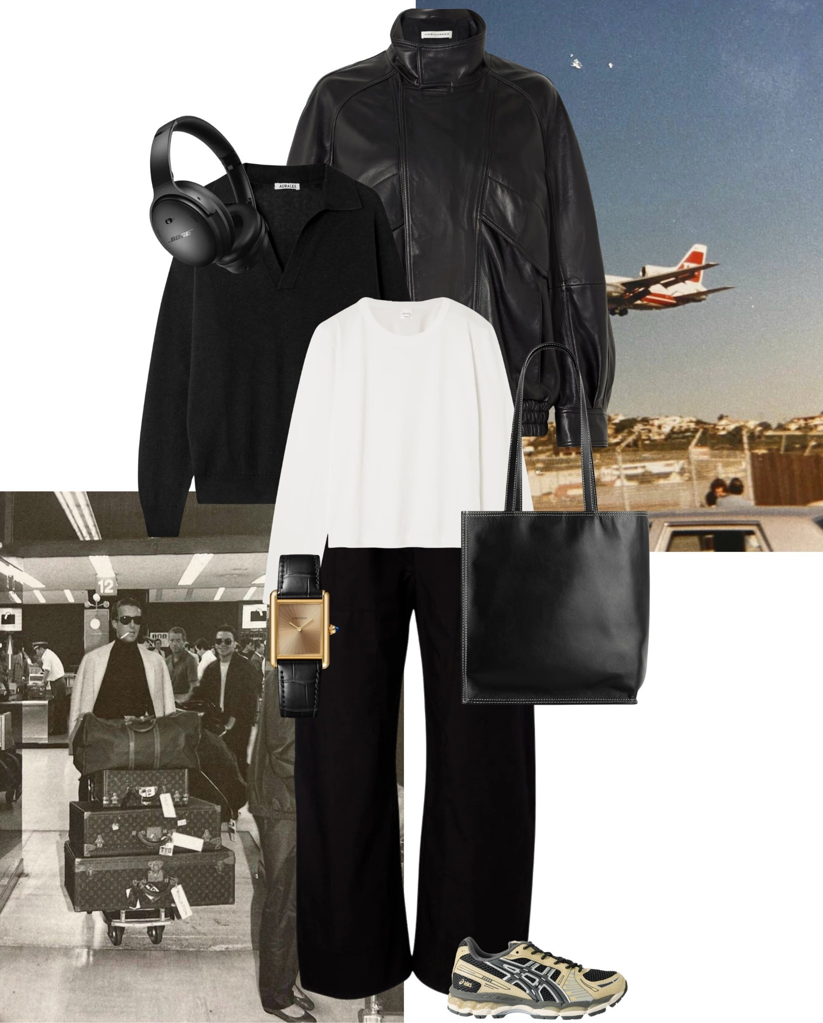 Travel Outfit 
Summer | Travel | Bag | Accessories | Holiday | Jewellery | Watch | Airport | Headphones | Jacket 

#LTKuk #LTKspring #LTKtravel