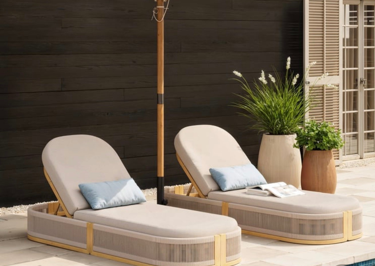 Costra Outdoor Aluminum & Rope Weave Reclining Chaise Lounge

#LTKHome #LTKSeasonal #LTKSaleAlert