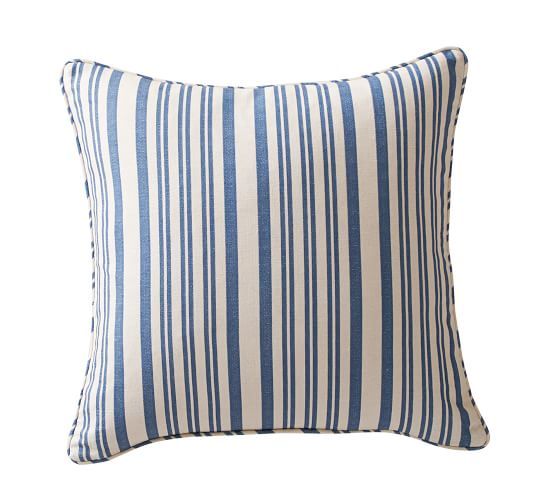 Antique Stripe Print Pillow Cover | Pottery Barn (US)