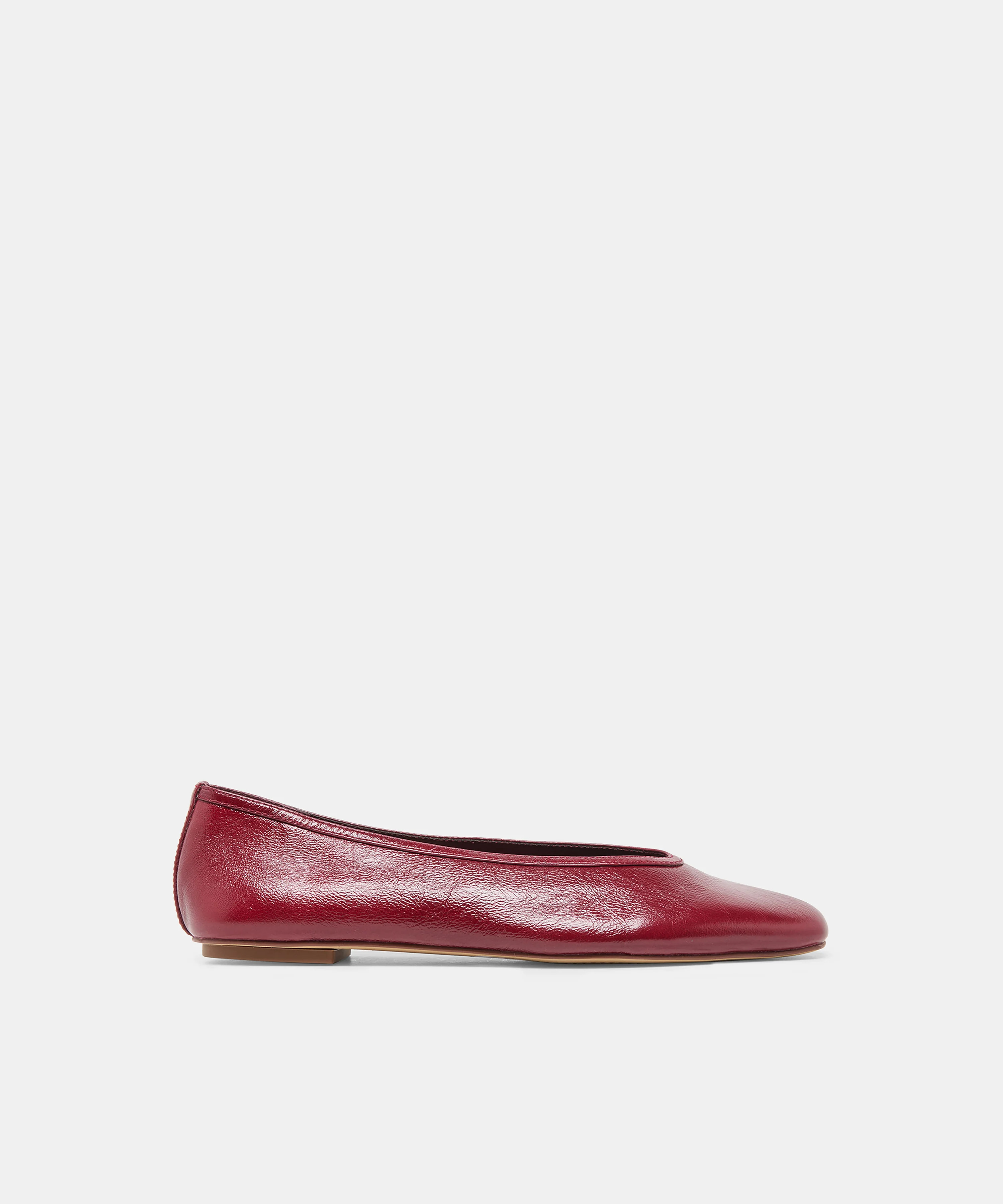 CARET Garnet Leather Pointed-Toe Ballet Flats | Dolce Vita | DolceVita.com