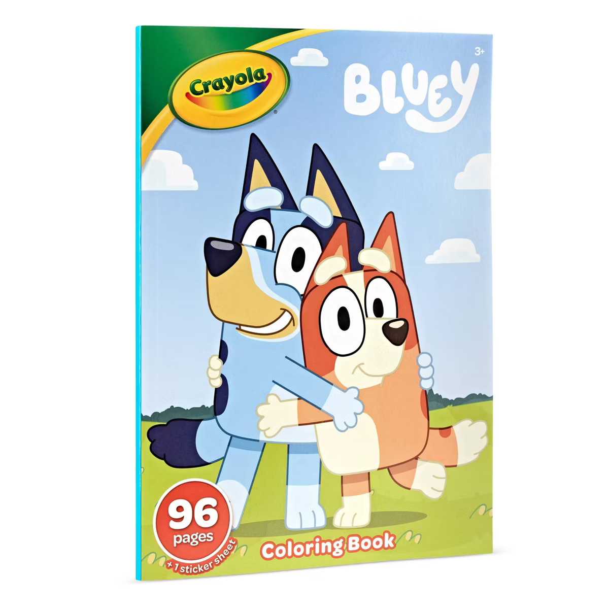 Crayola 96pg Bluey Coloring Book: Stickers & Creative Thinking for Kids, Ages 3+, 10.75" x 7.75" | Target