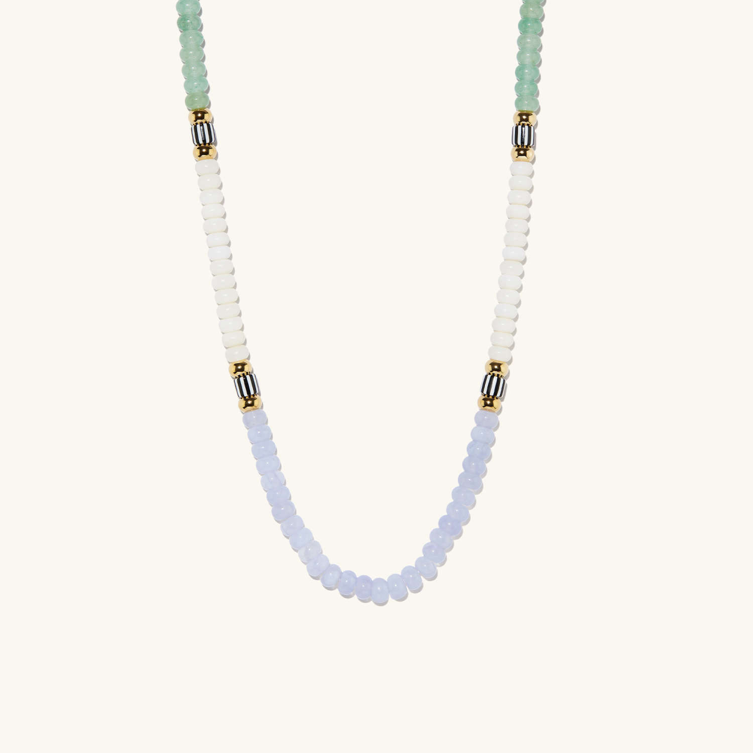 Coastal Blue Lace Agate Necklace - $198 | Mejuri (Global)