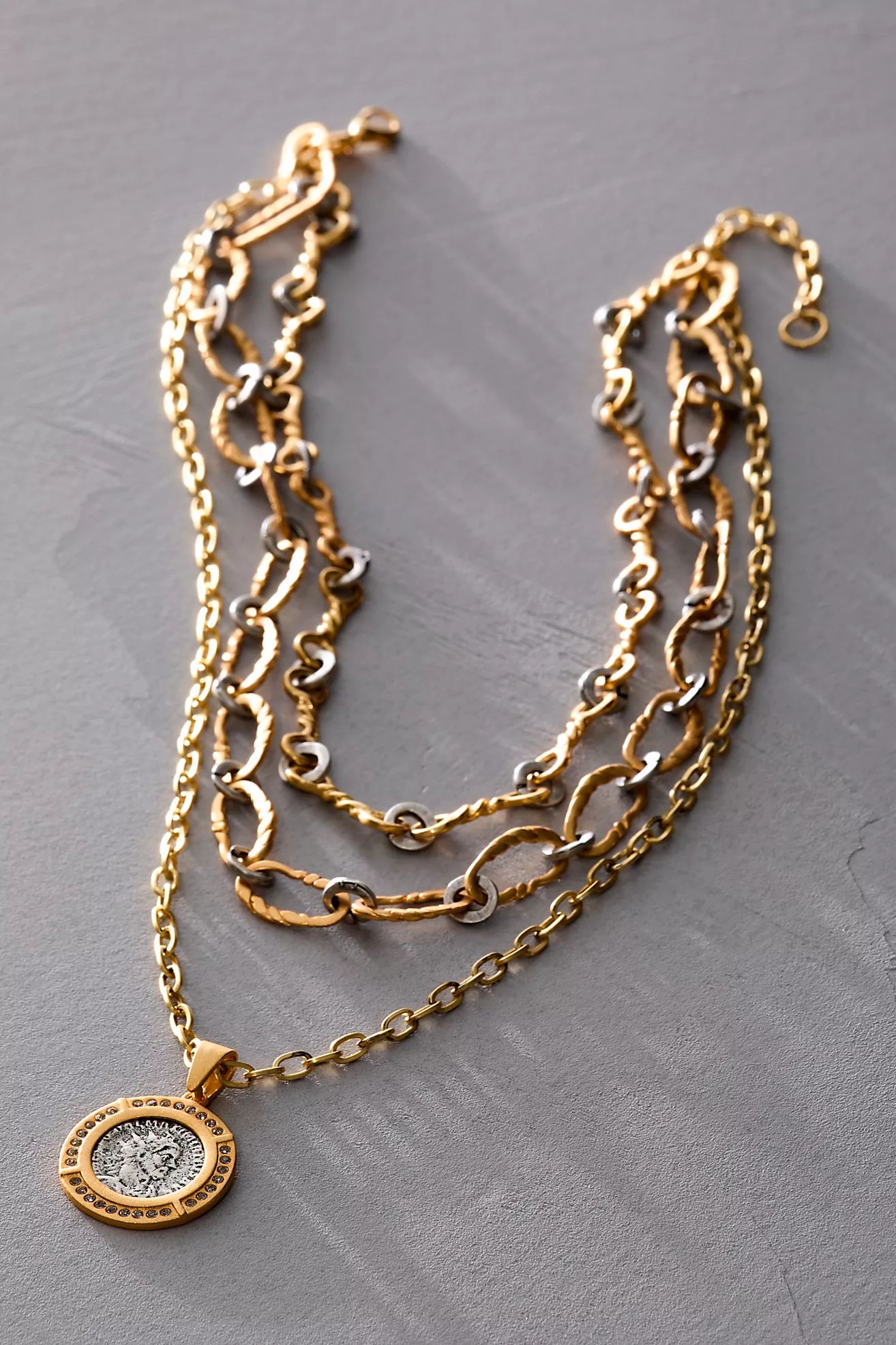 Three Tier Chain Maximian Necklace | Free People (Global - UK&FR Excluded)