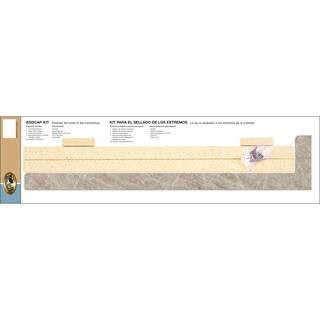 Hampton Bay Laminate End Cap Kit in Taj Mahal with Eased Edge ACC33012 - The Home Depot | The Home Depot