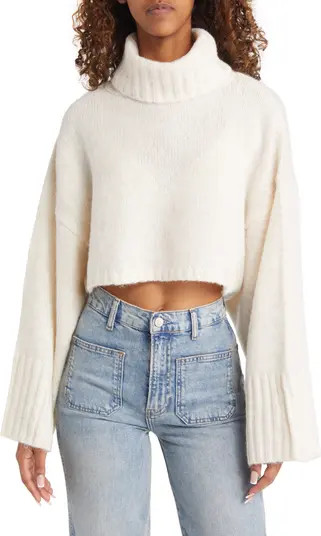 Topshop Super Crop Turtleneck Sweater | Nordstrom | Nordstrom