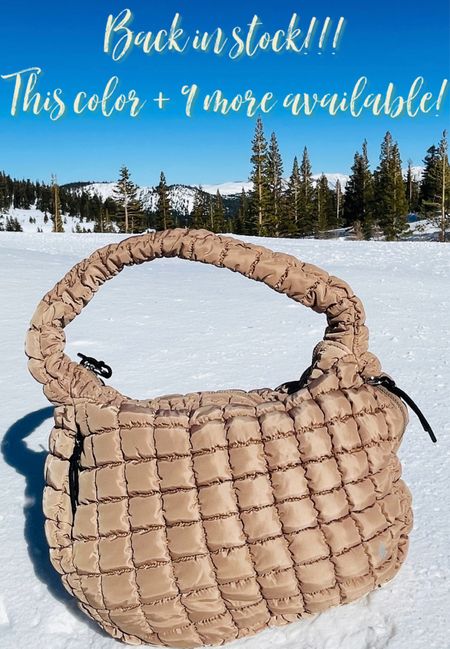 BACK IN STOCK!!😜🤗Travel season is coming you will NEED this BAG. It’s perfect for the beach, plane, and as you can see here, snow😉Fits everything including thick sweaters and big towels I love using this as a gym bag. Will also work great as a school or work bag😉





#totebag #travelbag #ltkstyletip #neutrals #neutralbags #quiltedbag #ltkunder100 #ltkfind #ltkfamily #ltkswim #gymbag #schoolbag #bagsunder100 #affordablebags #beachbag #bigbag #freepeople #ltkworkwear

#LTKitbag #LTKtravel #LTKfit
