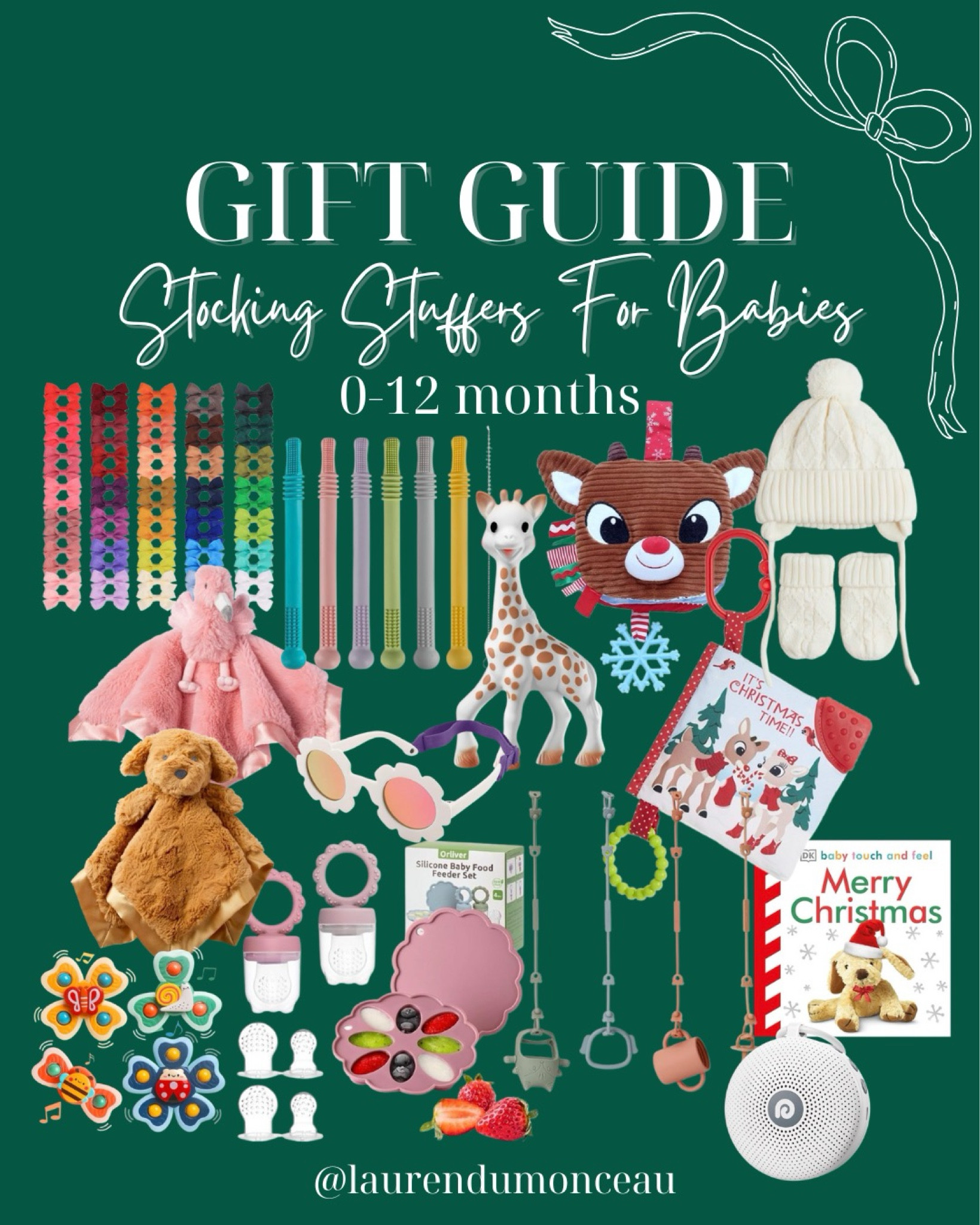 Gift Guide 🎁 Stocking Stuffers For Babies 0-12 Months 

Baby gifts, gifts for babies, stocking stuffers, teething, teething relief, teething toys, baby toys, baby books, stuffed animals, gifts for baby girls, gifts for baby boys, travel hacks for babies, travel hacks for kids, sound machine, baby essentials, baby must haves, Christmas gifts for babies 


#LTKGiftGuide #LTKCyberWeek #LTKBaby