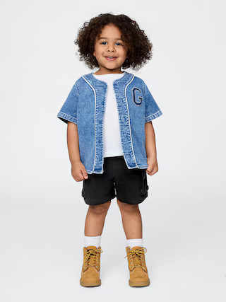 Baby & Toddler Mix & Match VintageSoft Cargo Sweat Shorts | Gap (US)