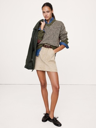 Cotton V-Neck Sweater | Banana Republic (US)