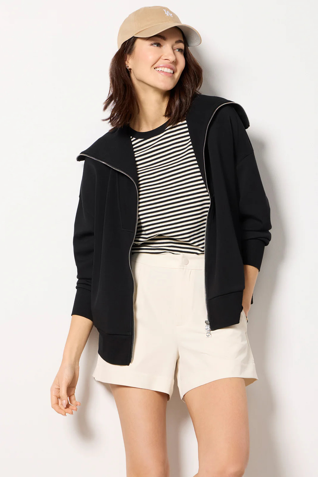 Halley Zip Through Sweat | Evereve