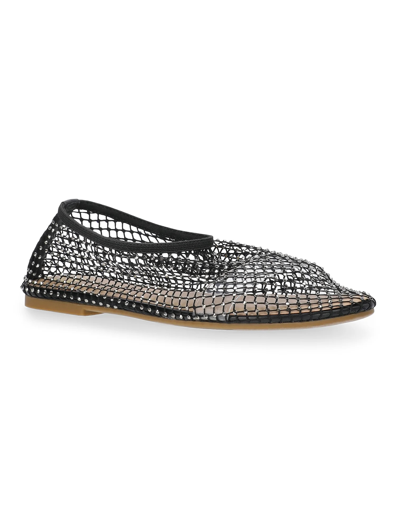 Madden NYC Women's Studded Mesh Flat Shoes - Walmart.com | Walmart (US)
