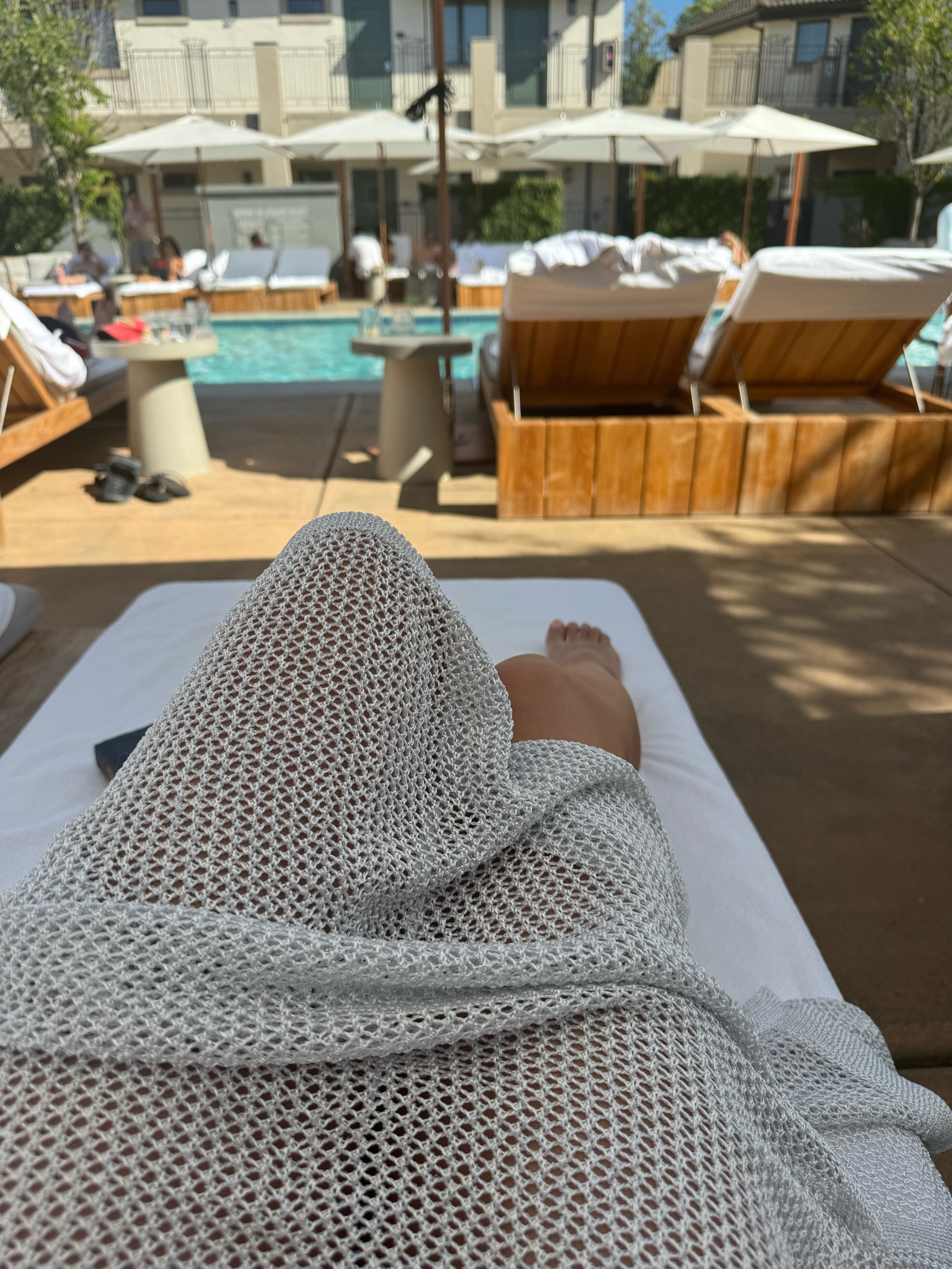 Easy silver mesh cover-up