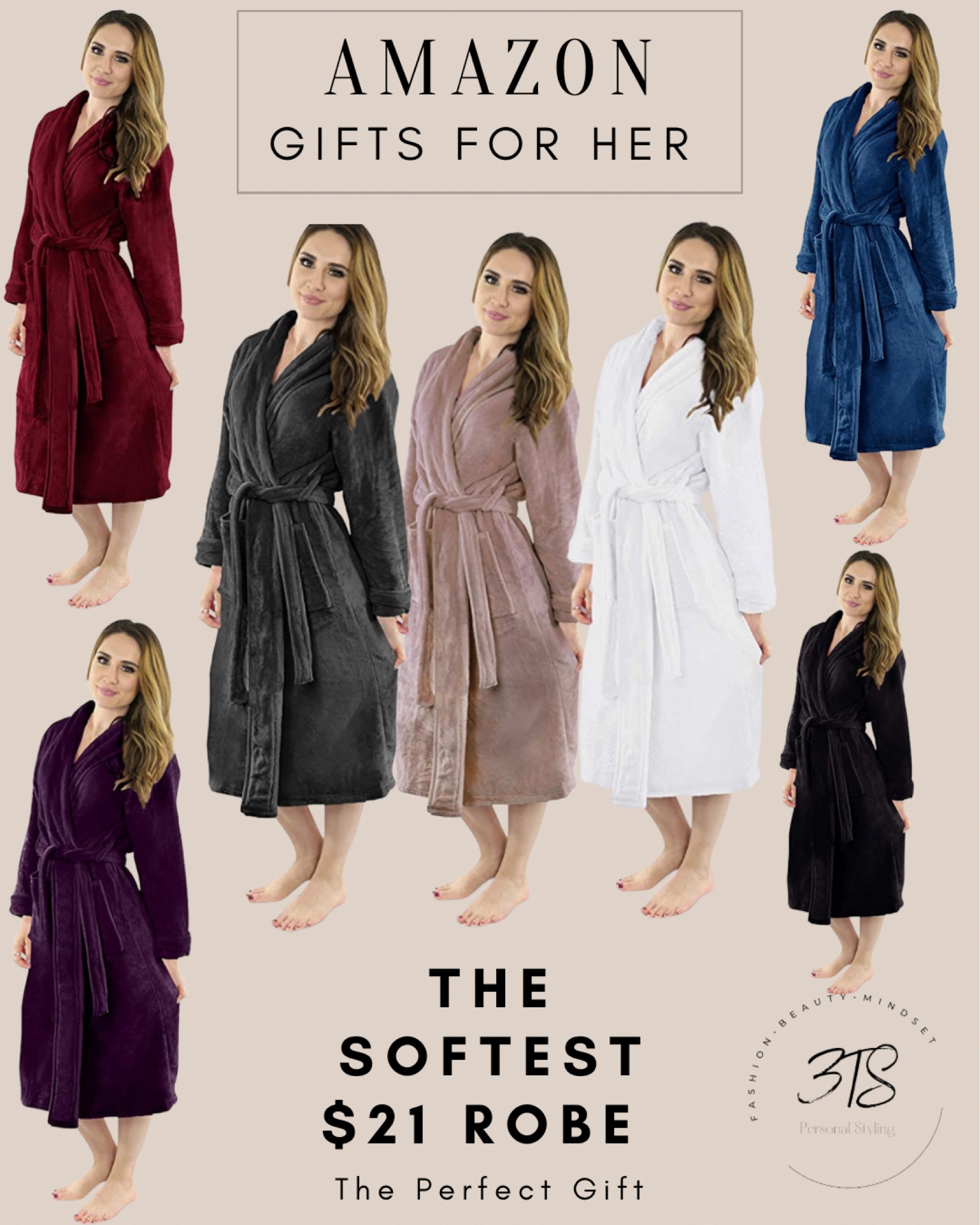 The Amazon Fashion Robe that every woman needs!  It feels Incredibly soft & LUXURY for The most affordable price point. 


Ps…. It’s only $21.00 

#LTKHoliday #LTKunder50 #LTKSeasonal