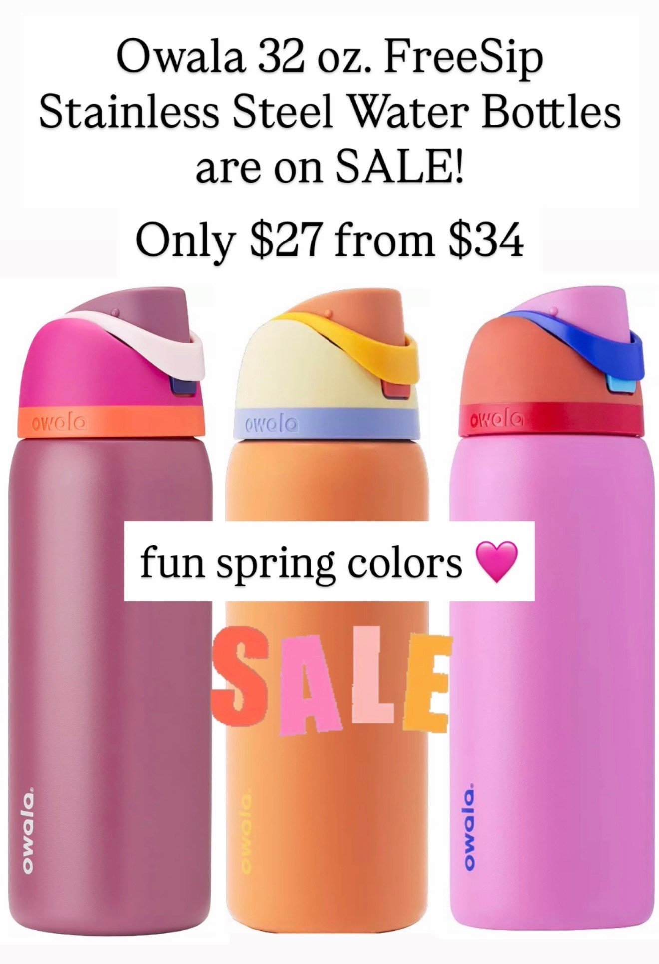 Owala tumblers are on sale 

#LTKSaleAlert