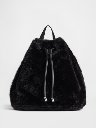 Kids Faux Fur Backpack | Gap (US)