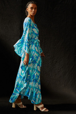 Bel Kazan Floral Kaftan | Anthropologie (US)
